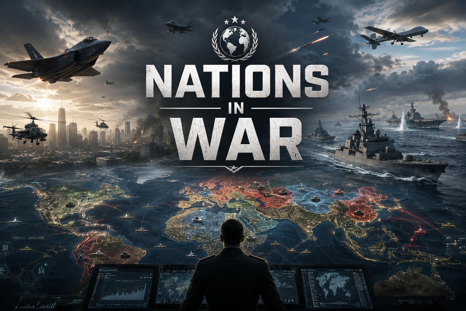 Nations in War key art